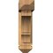Ekena Millwork Balboa Arts and Crafts Smooth Bracket w/ Offset Brace, Western Red Cedar, 5 1/2"W x 20"D x 20"H BKT0604X20X20BOA03SWR - alternate 2